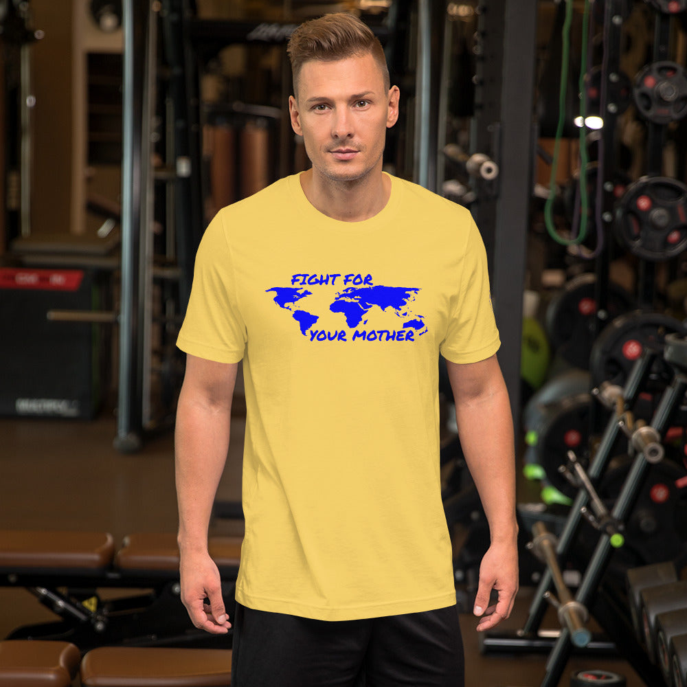 OCEAN SOUL SAVIOR - FIGHT FOR YOUR MOTHER - BLUE - T-SHIRT