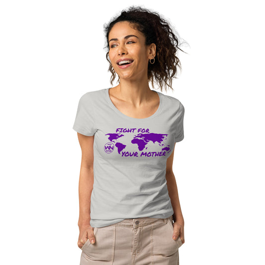 FUTURE SOUL SAVIOR - FIGHT FOR YOUR MOTHER - PURPLE - WOMEN’S T-SHIRT