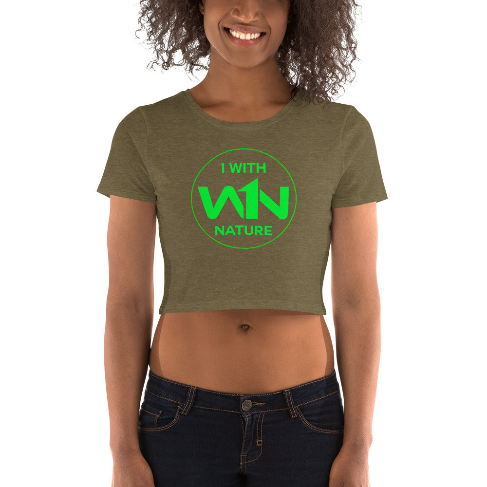 FOREST SOUL SAVIOR - GREEN - CROP TEE