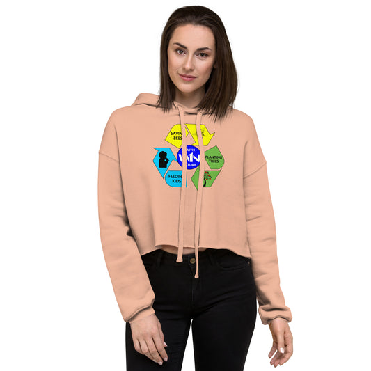 NATURE FIGHTER - CROP HOODIE