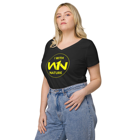 BEE SOUL SAVIOR - YELLOW - WOMEN’S V-NECK T-SHIRT