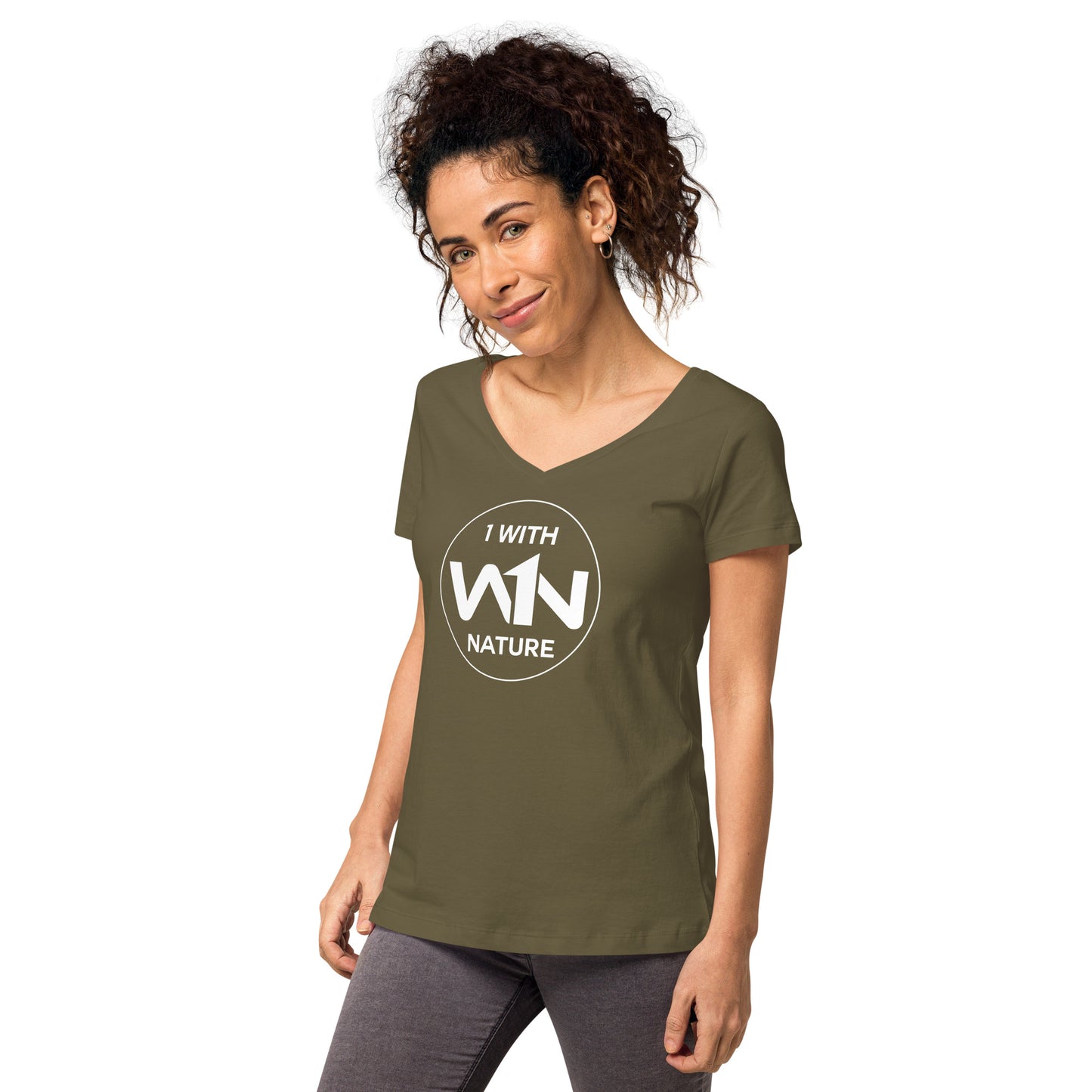 FOREST SOUL SAVIOR - WHITE - WOMEN’S V-NECK T-SHIRT