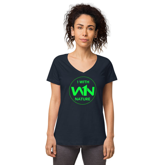 FOREST SOUL SAVIOR - GREEN - WOMEN’S V-NECK T-SHIRT