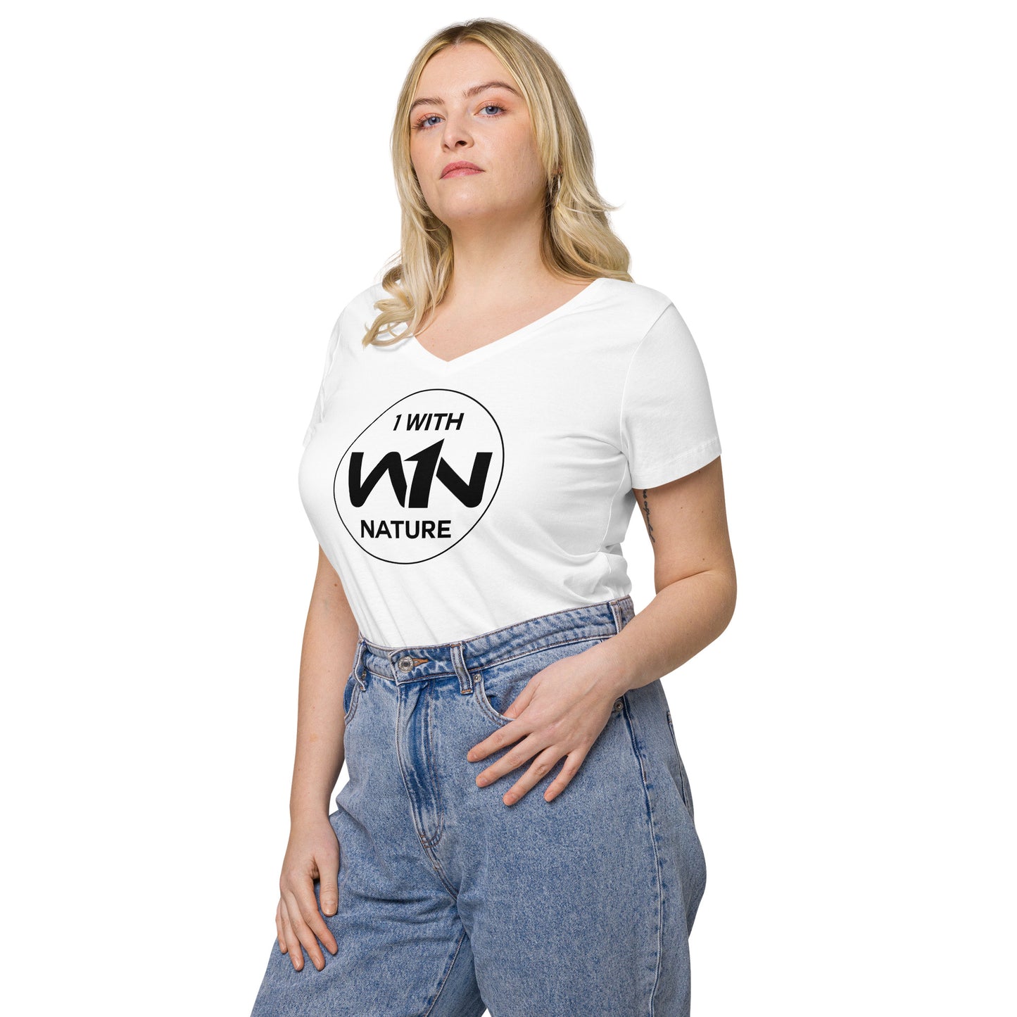 BEE SOUL SAVIOR - BLACK - WOMEN’S V-NECK T-SHIRT