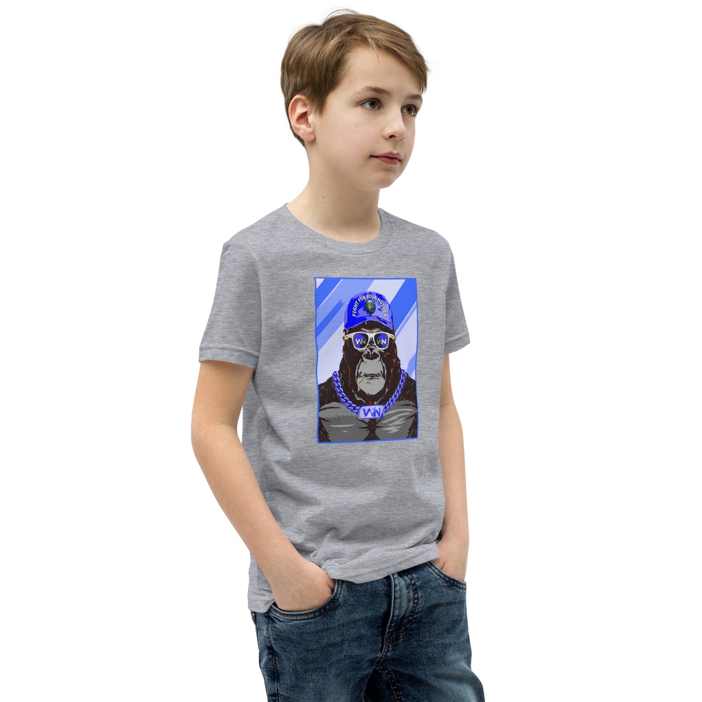 OCEAN HERO - FIGHT FOR YOUR MOTHER - GORILLA - YOUTH T-SHIRT