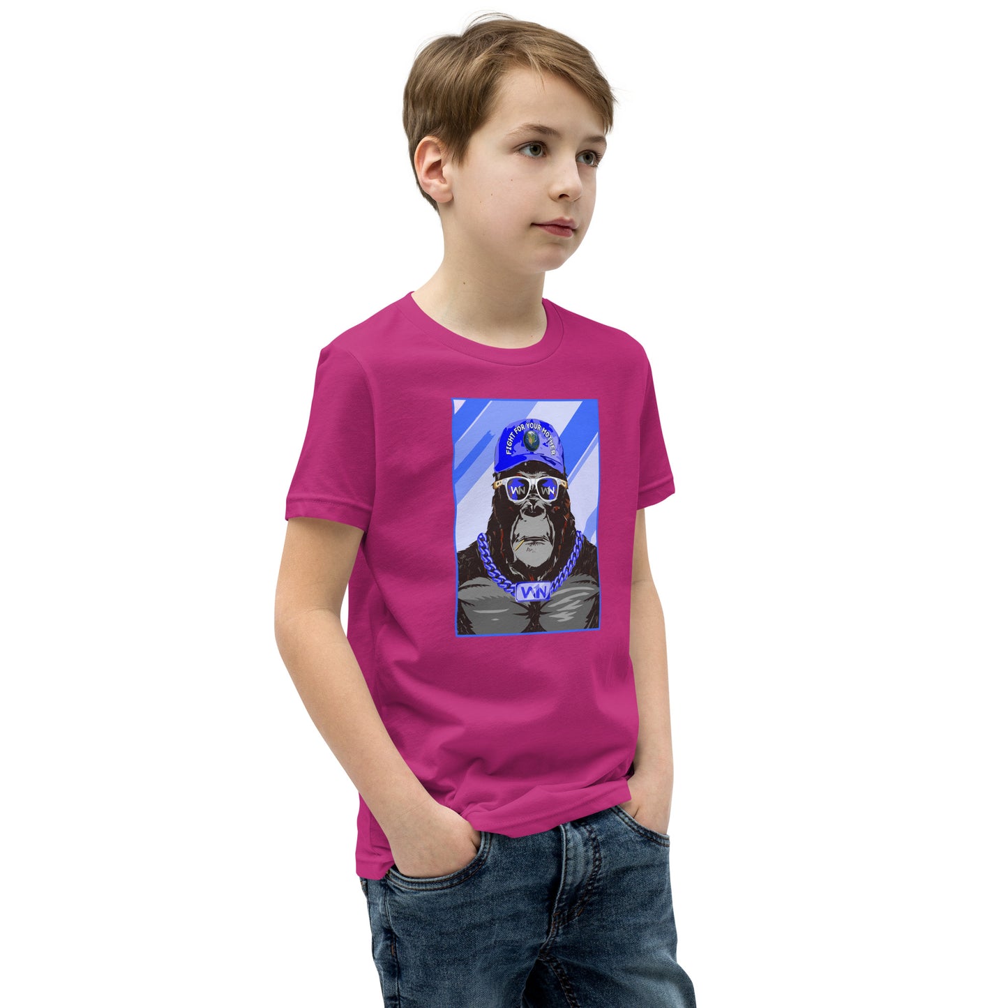 OCEAN HERO - FIGHT FOR YOUR MOTHER - GORILLA - YOUTH T-SHIRT