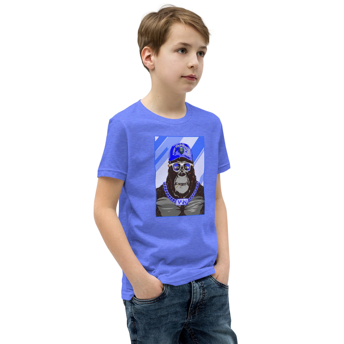 OCEAN HERO - FIGHT FOR YOUR MOTHER - GORILLA - YOUTH T-SHIRT