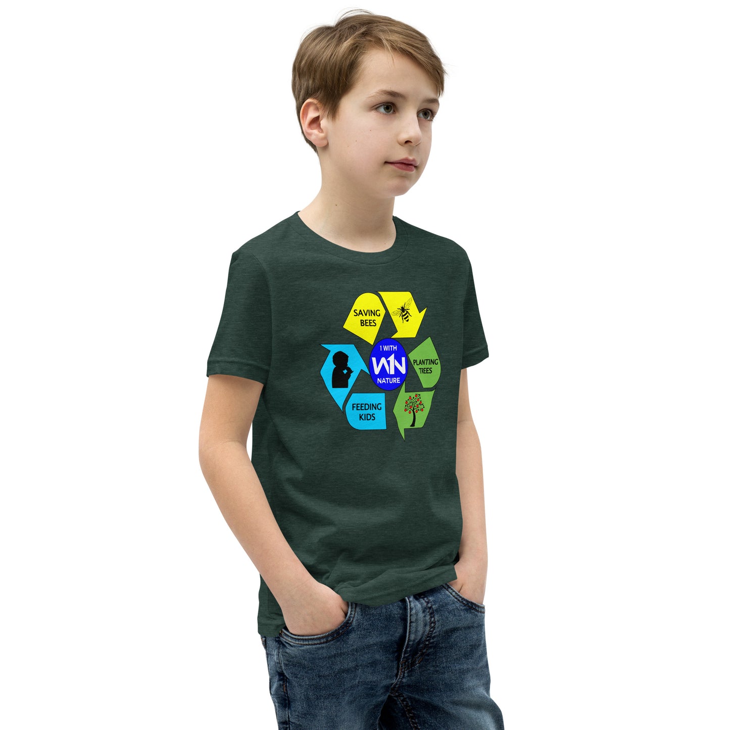 NATURE HERO - YOUTH T-SHIRT
