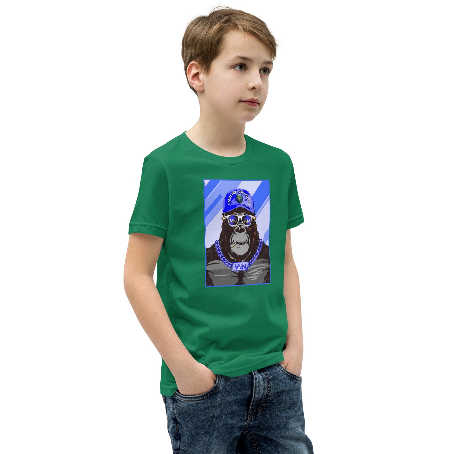 OCEAN HERO - FIGHT FOR YOUR MOTHER - GORILLA - YOUTH T-SHIRT