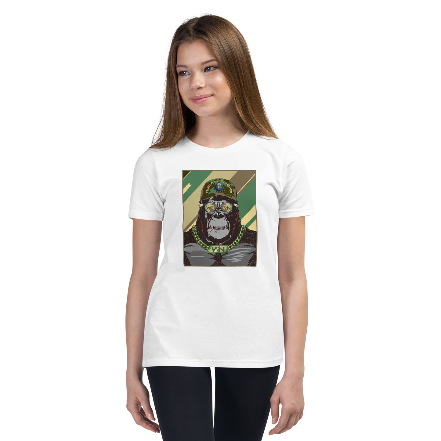 FOREST HERO - FIGHT FOR YOUR MOTHER - GORILLA - YOUTH T-SHIRT