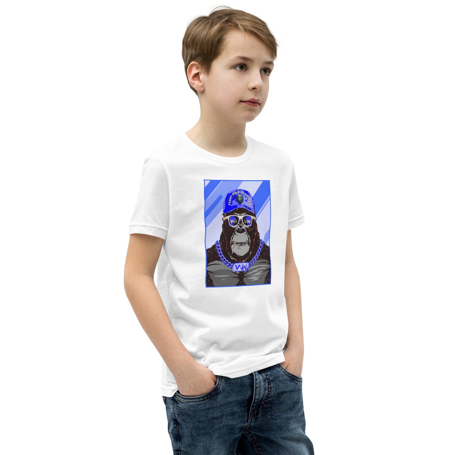 OCEAN HERO - FIGHT FOR YOUR MOTHER - GORILLA - YOUTH T-SHIRT