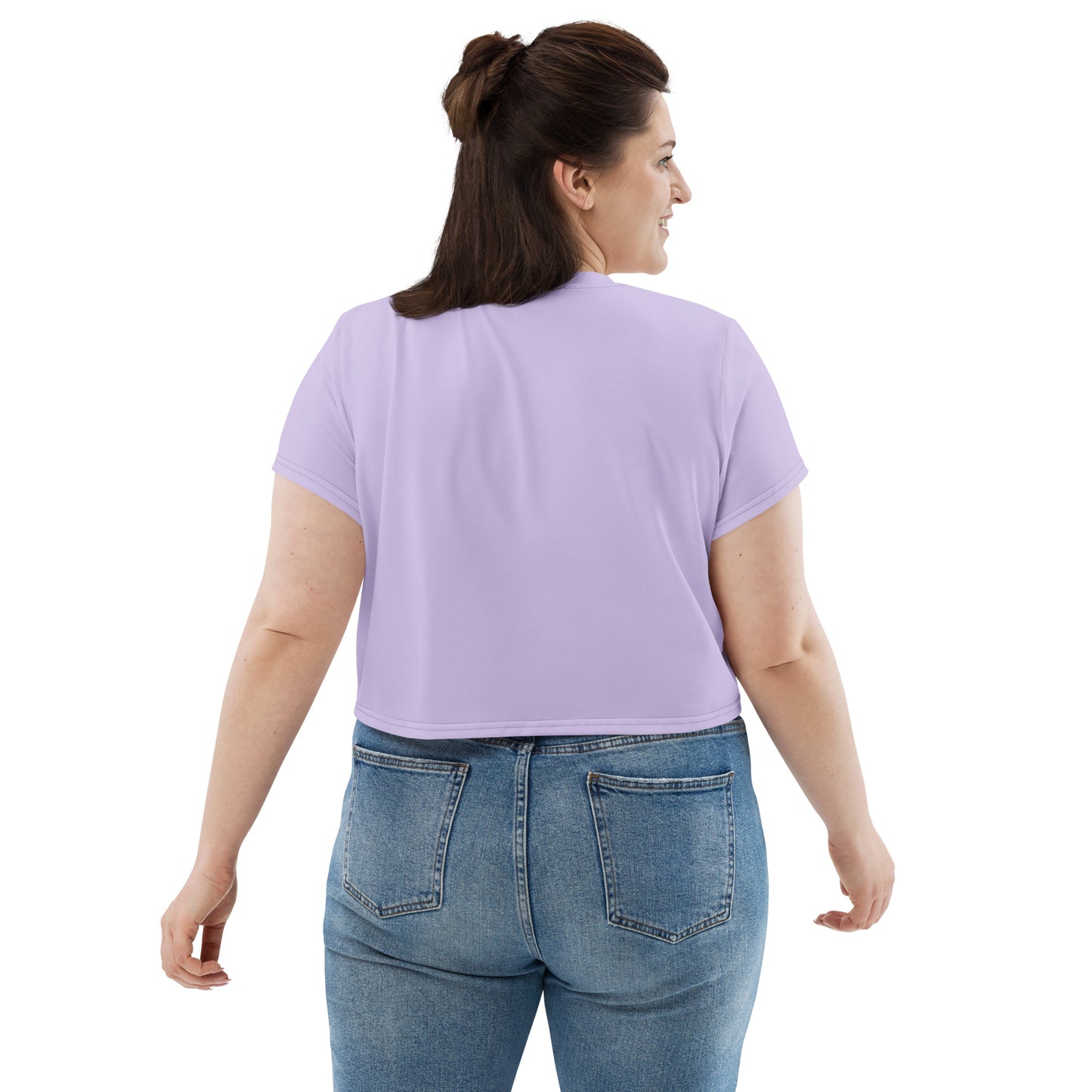 FUTURE HEART SAVIOR - FIGHT FOR YOUR MOTHER - PURPLE - CROP TEE