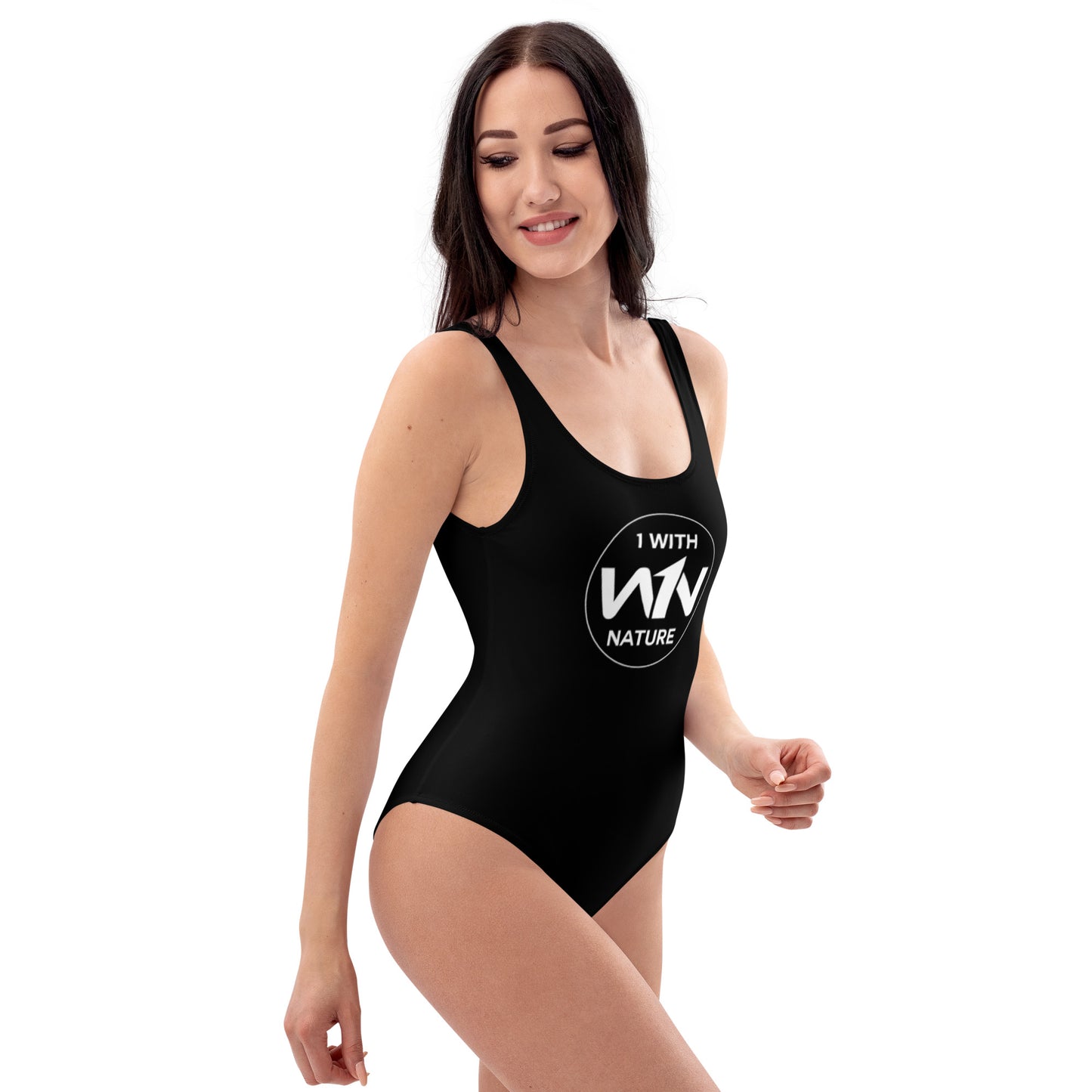 FOREST ACTIVIST - WHITE LOGO - SWIMSUIT