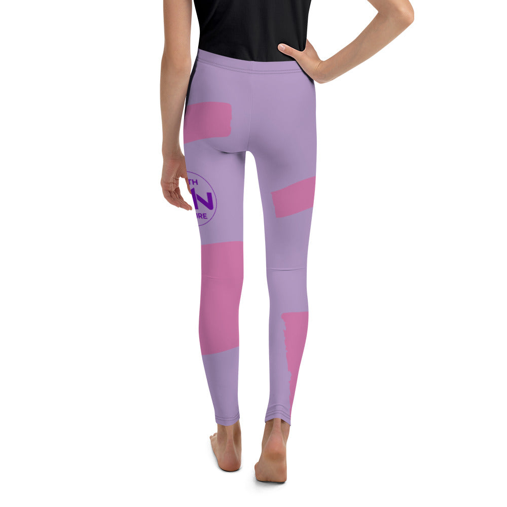FUTURE HERO - PURPLE - YOUTH LEGGINS