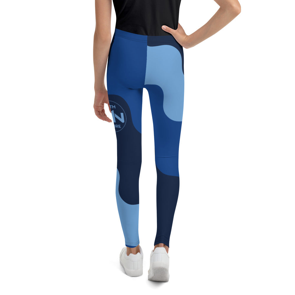 OCEAN HERO - BLUE - YOUTH LEGGINS
