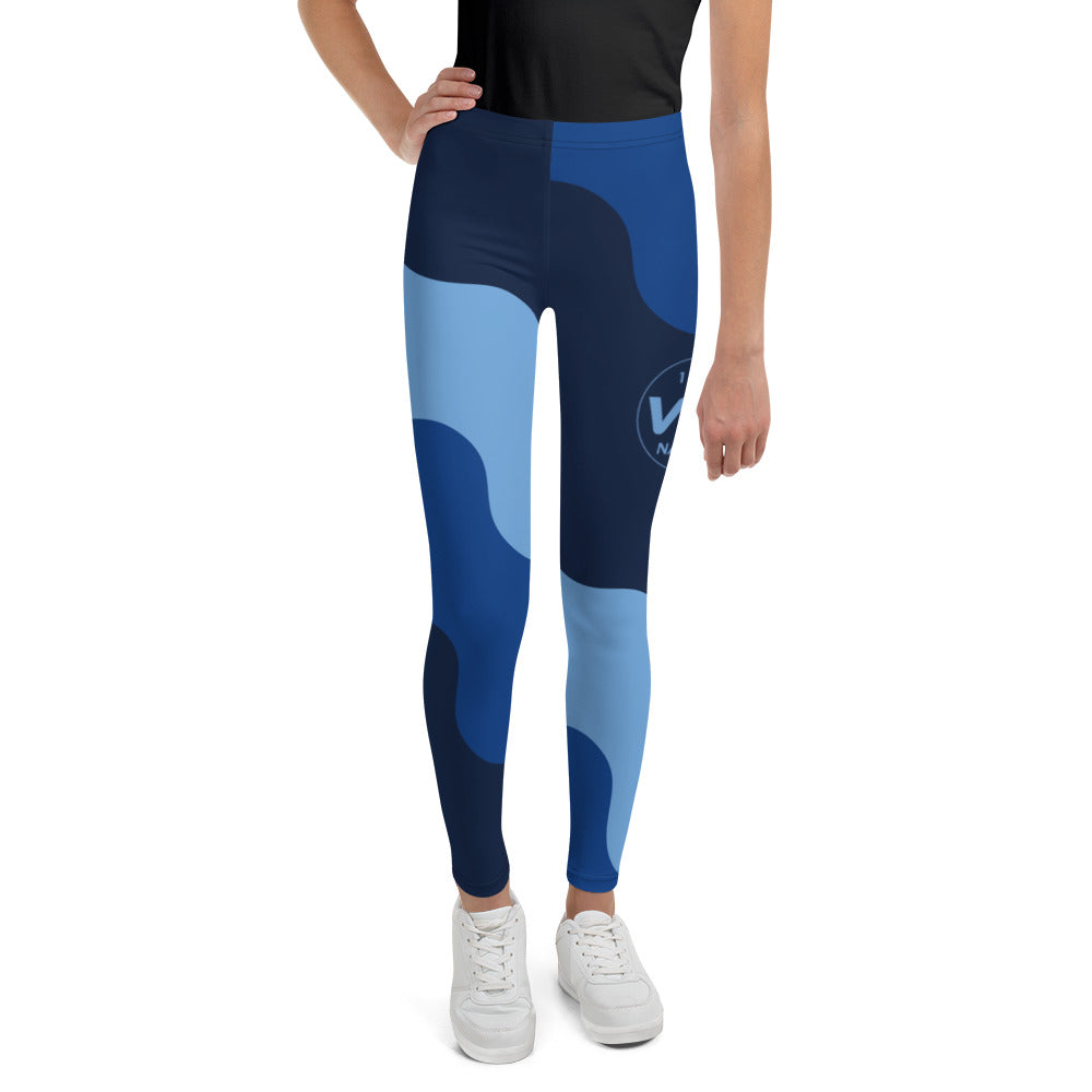 OCEAN HERO - BLUE - YOUTH LEGGINS