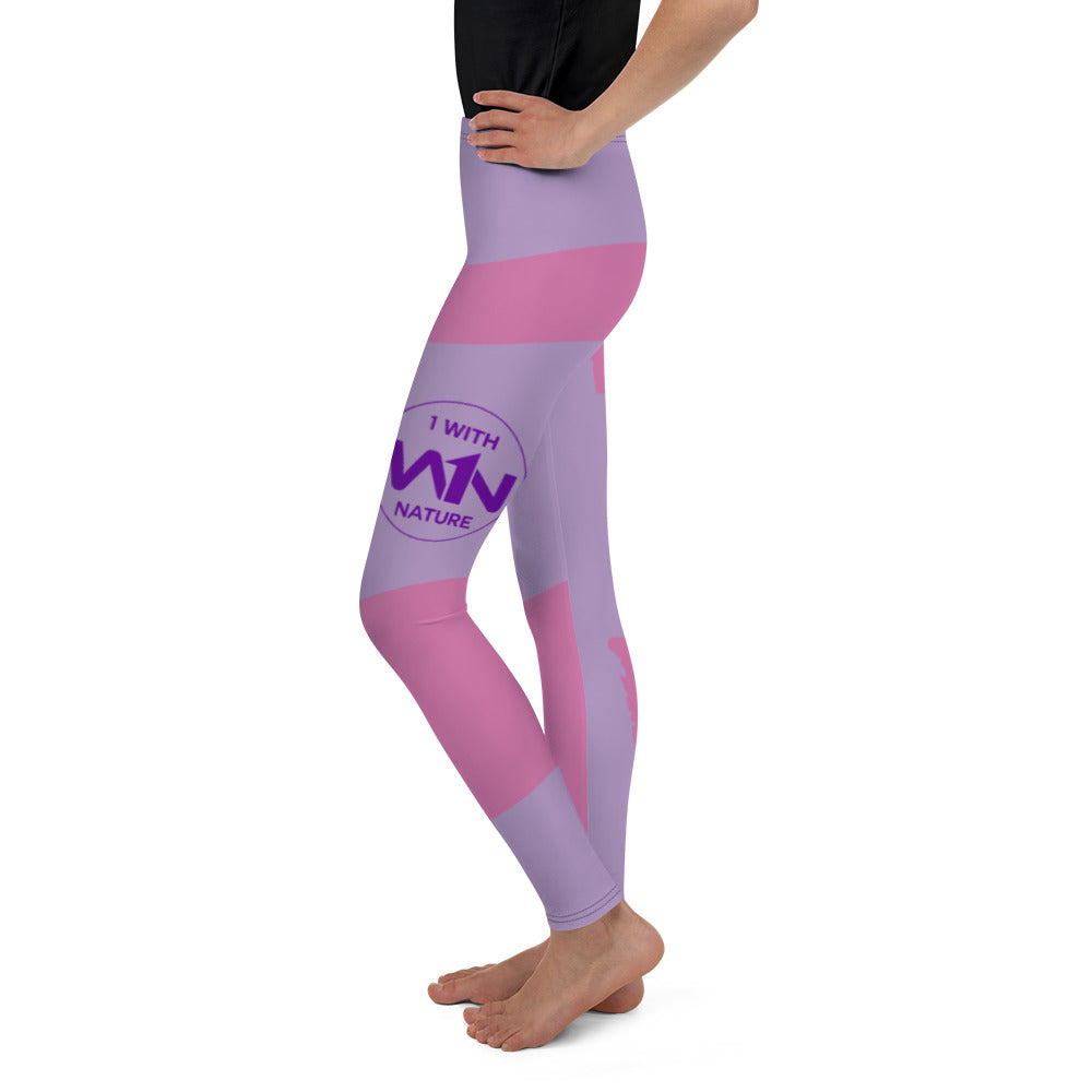 FUTURE HERO - PURPLE - YOUTH LEGGINS