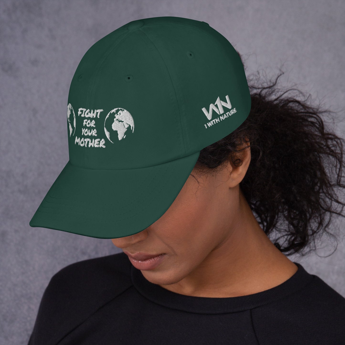 FOREST HEART WISDOM - FIGHT FOR YOUR MOTHER - WHITE - HAT