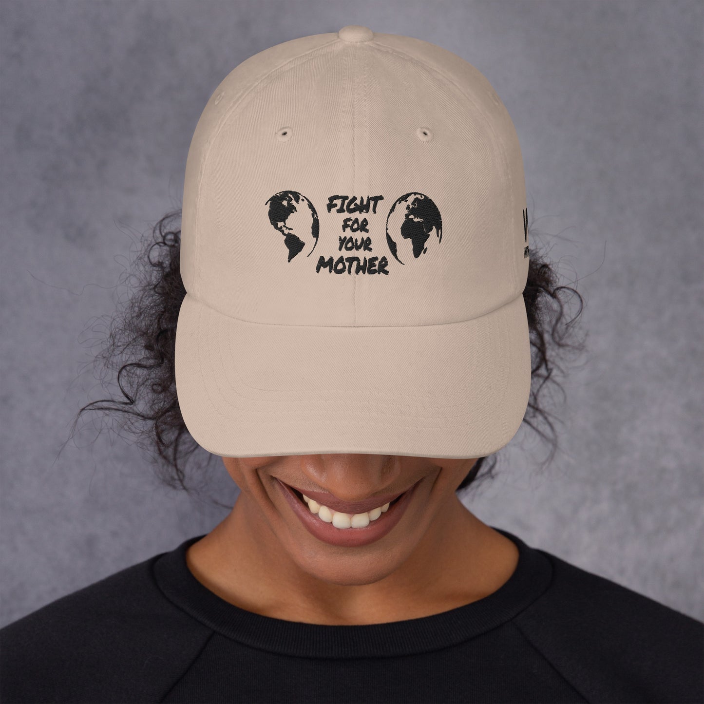 BEE HEART WISDOM - FIGHT FOR YOUR MOTHER - BLACK - HAT