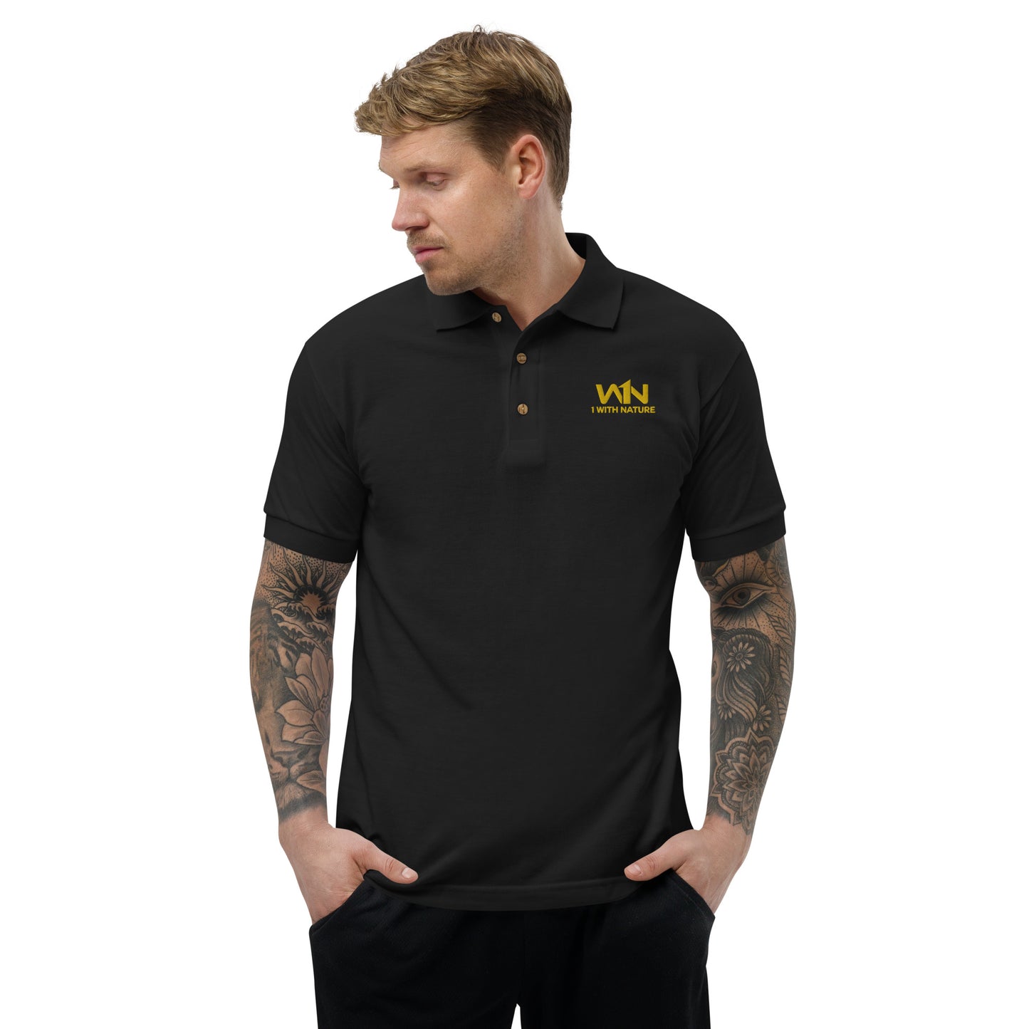 BEE HEART SAVIOR - YELLOW - POLO SHIRT