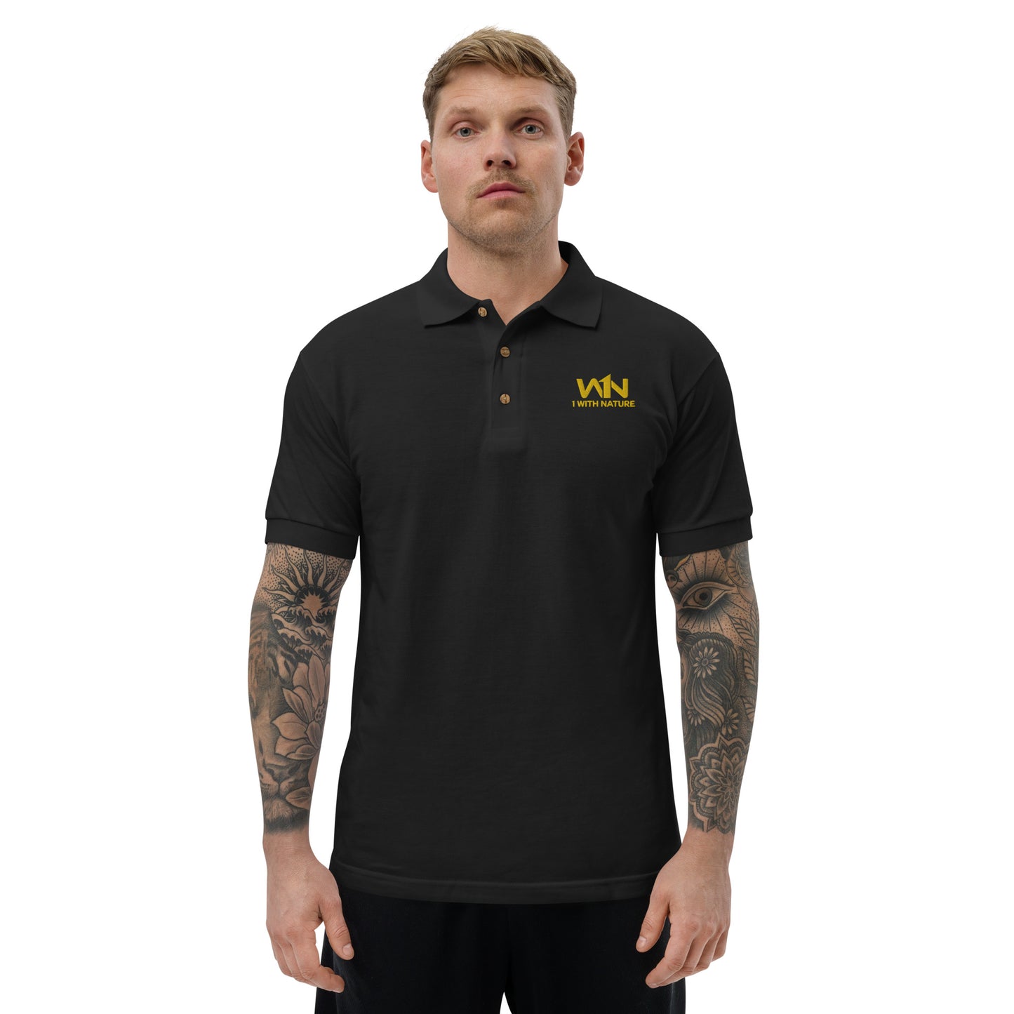 BEE HEART SAVIOR - YELLOW - POLO SHIRT