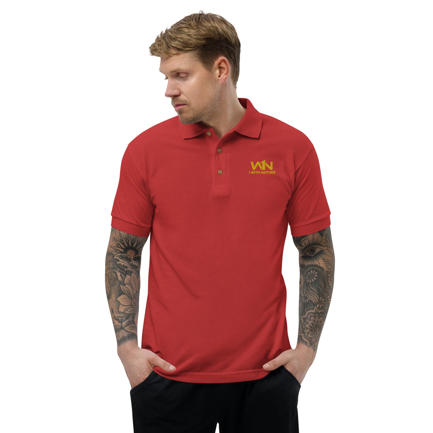 BEE HEART SAVIOR - YELLOW - POLO SHIRT