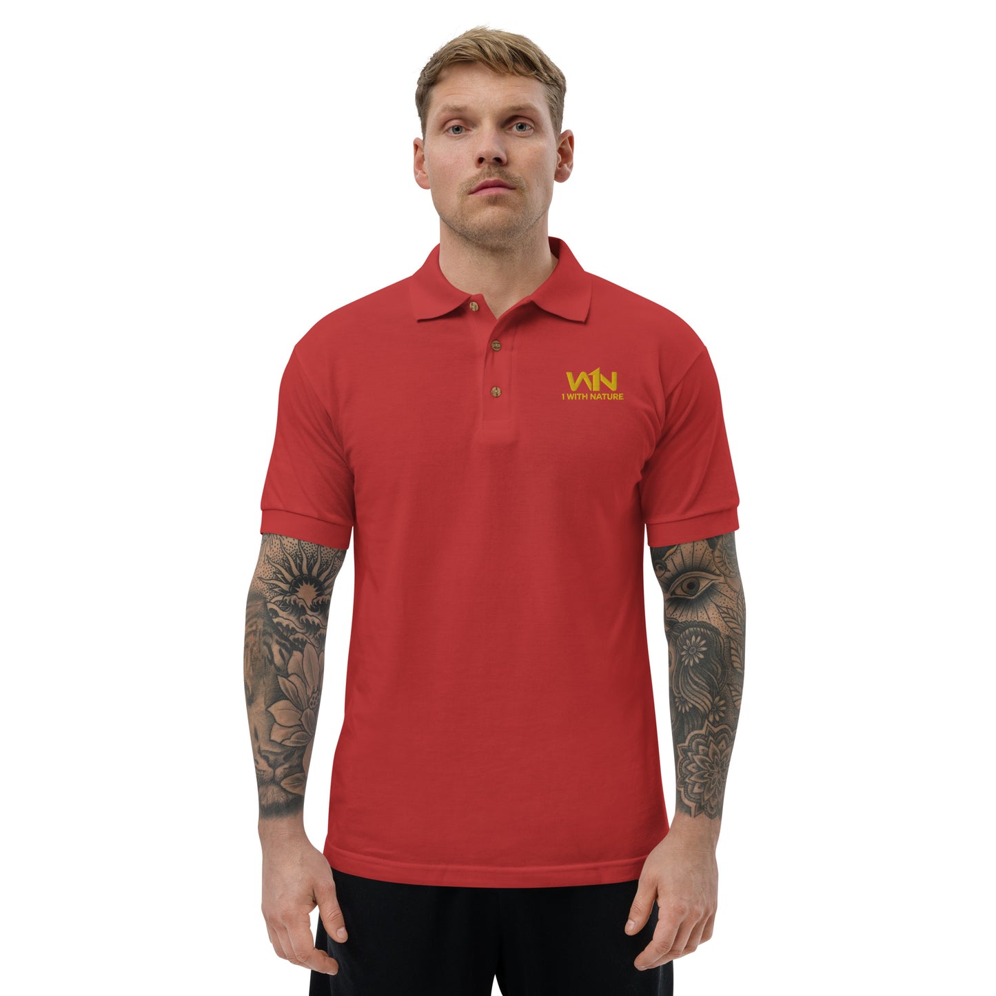BEE HEART SAVIOR - YELLOW - POLO SHIRT