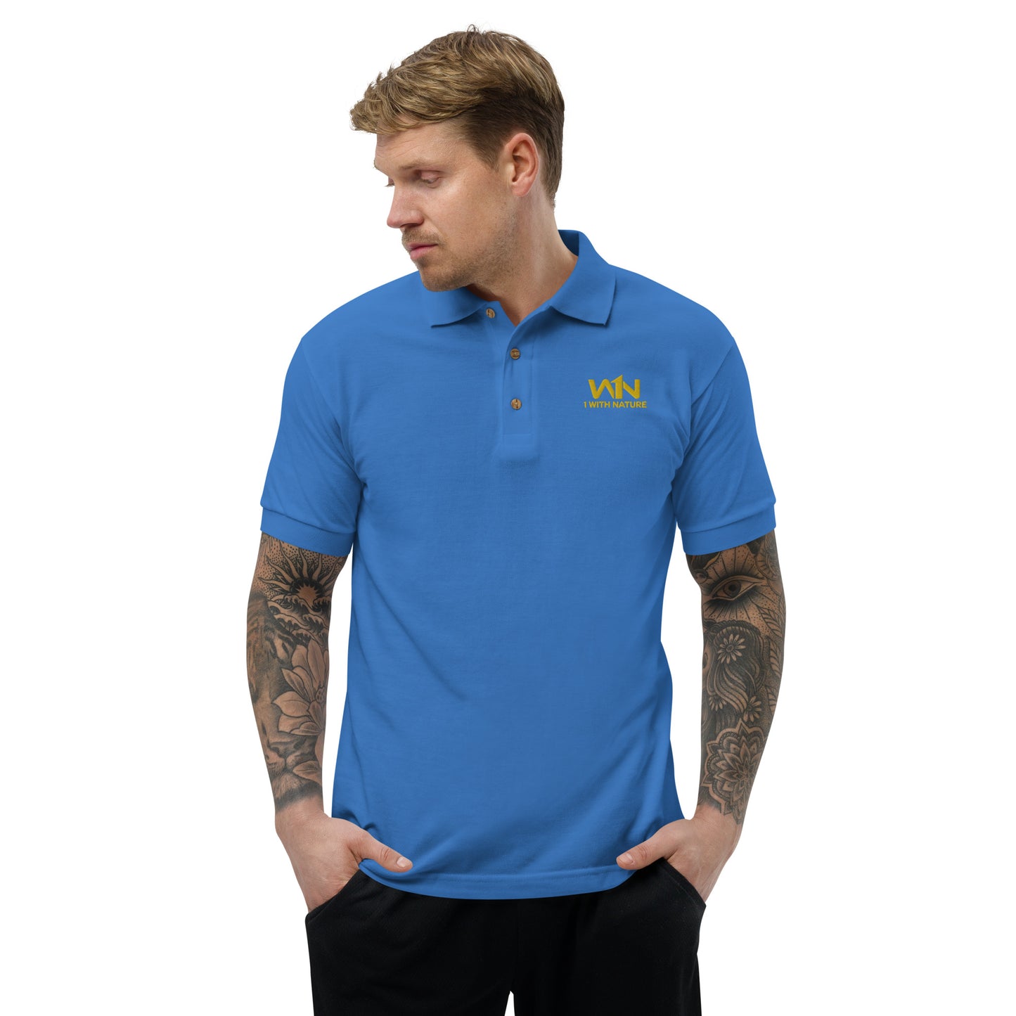 BEE HEART SAVIOR - YELLOW - POLO SHIRT