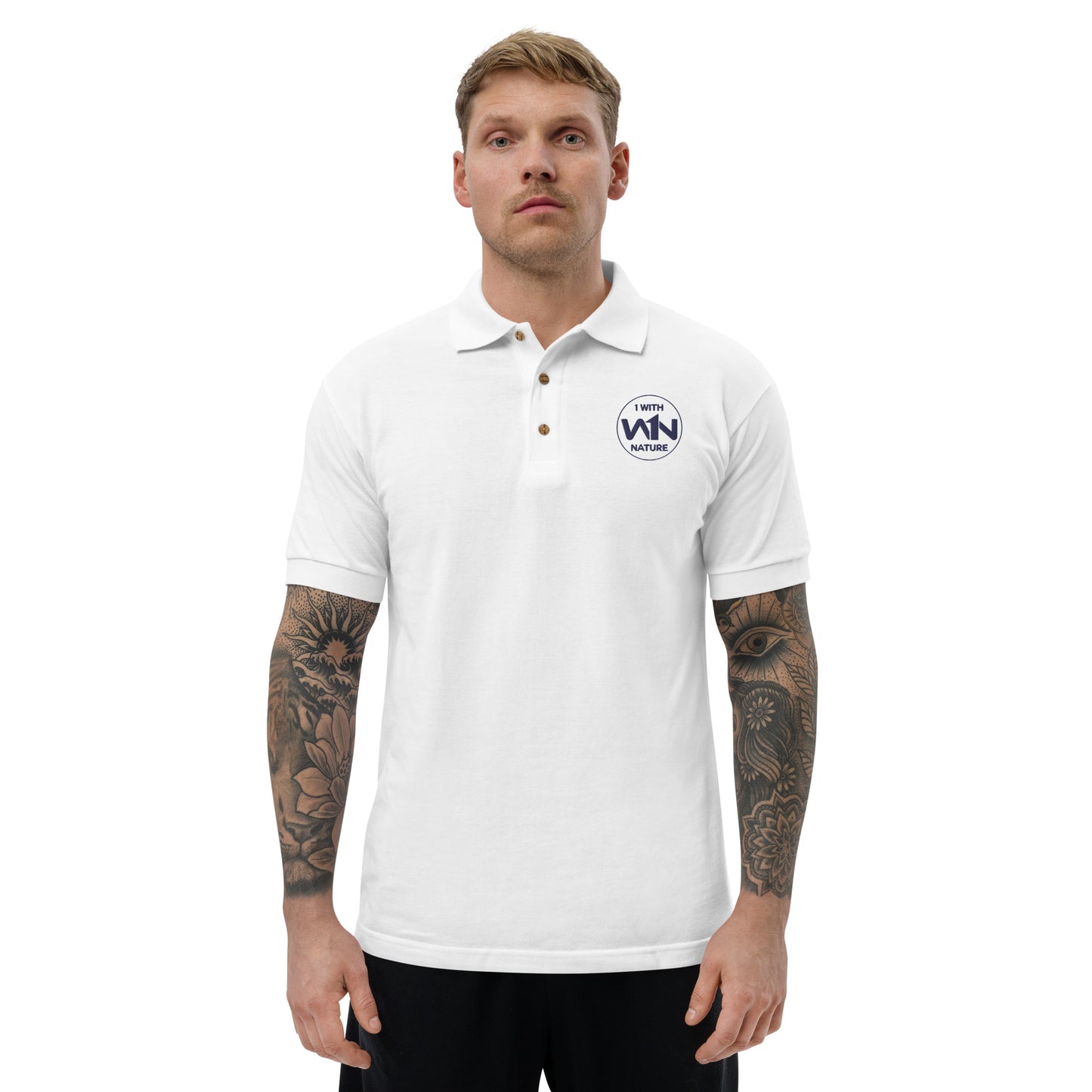 OCEAN HEART SAVIOR - BLUE - POLO SHIRT
