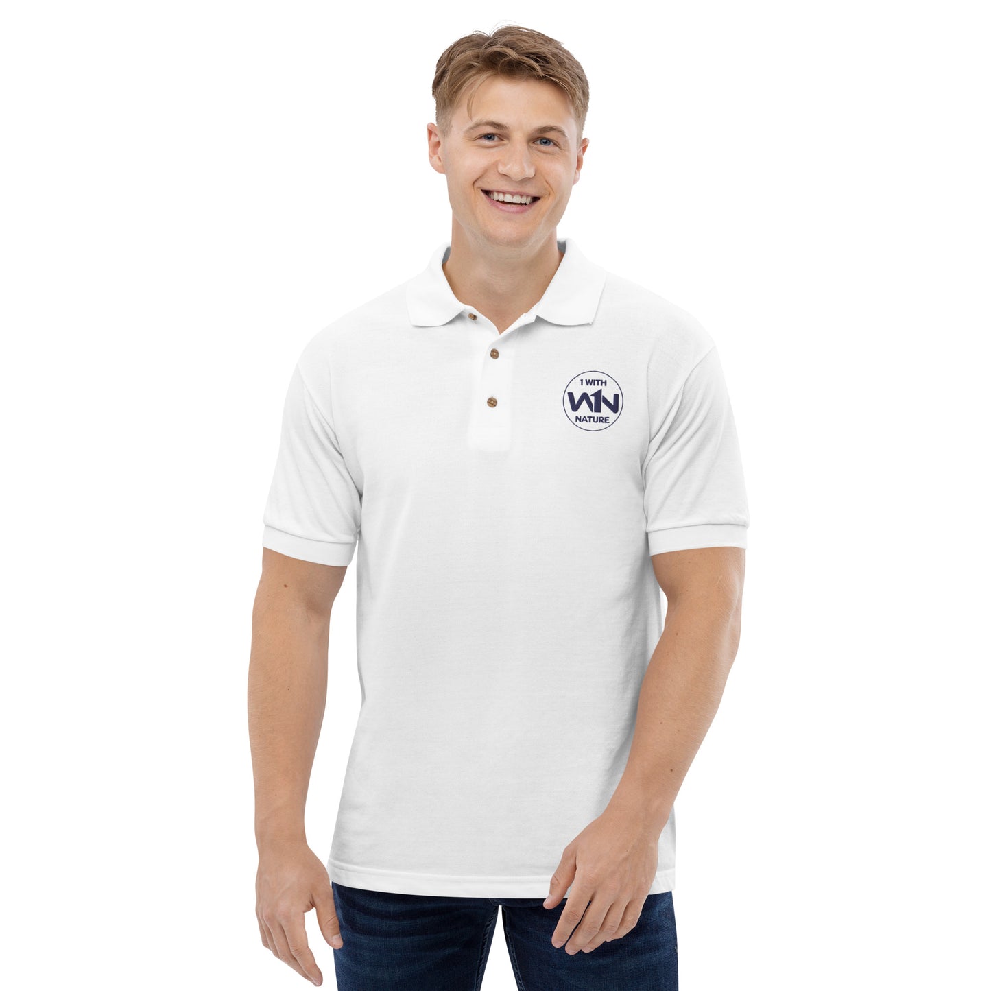 OCEAN HEART SAVIOR - BLUE - POLO SHIRT