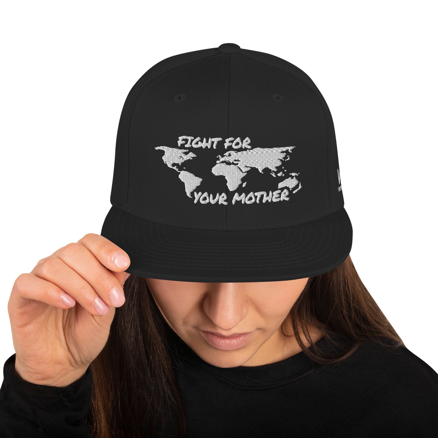 FOREST SOUL WISDOM - FIGHT FOR YOUR MOTHER - WHITE - SNAPBACK HAT