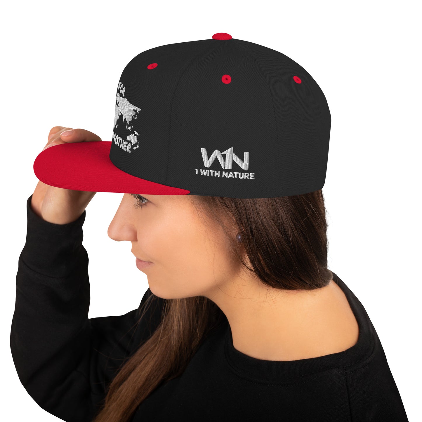 FOREST SOUL WISDOM - FIGHT FOR YOUR MOTHER - WHITE - SNAPBACK HAT