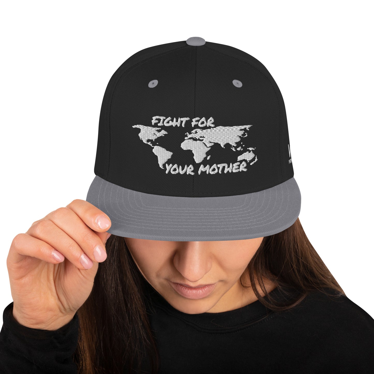 FOREST SOUL WISDOM - FIGHT FOR YOUR MOTHER - WHITE - SNAPBACK HAT
