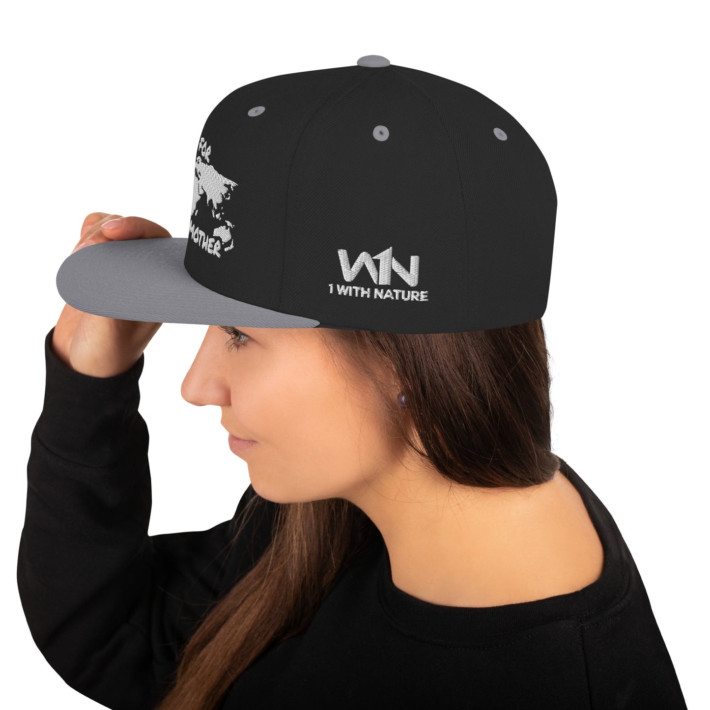FOREST SOUL WISDOM - FIGHT FOR YOUR MOTHER - WHITE - SNAPBACK HAT