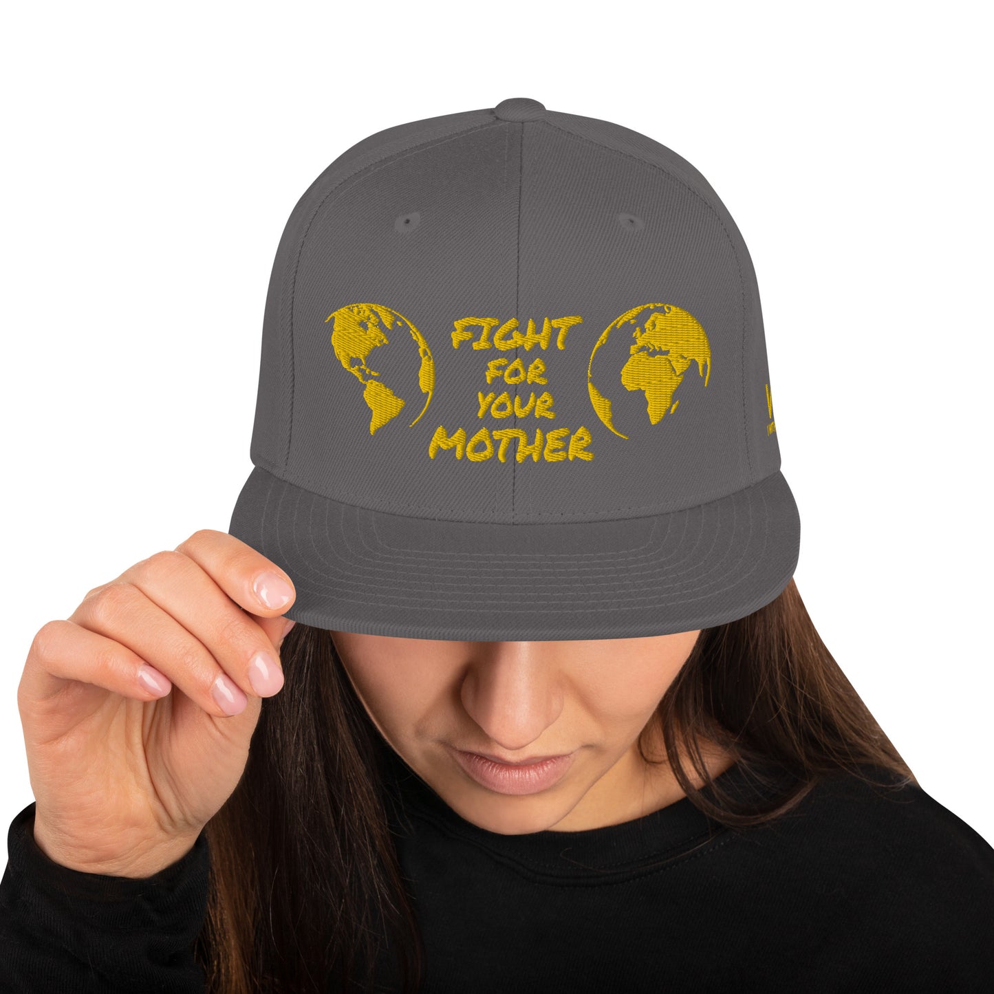 BEE HEART WISDOM - FIGHT FOR YOUR MOTHER - YELLOW - SNAPBACK HAT