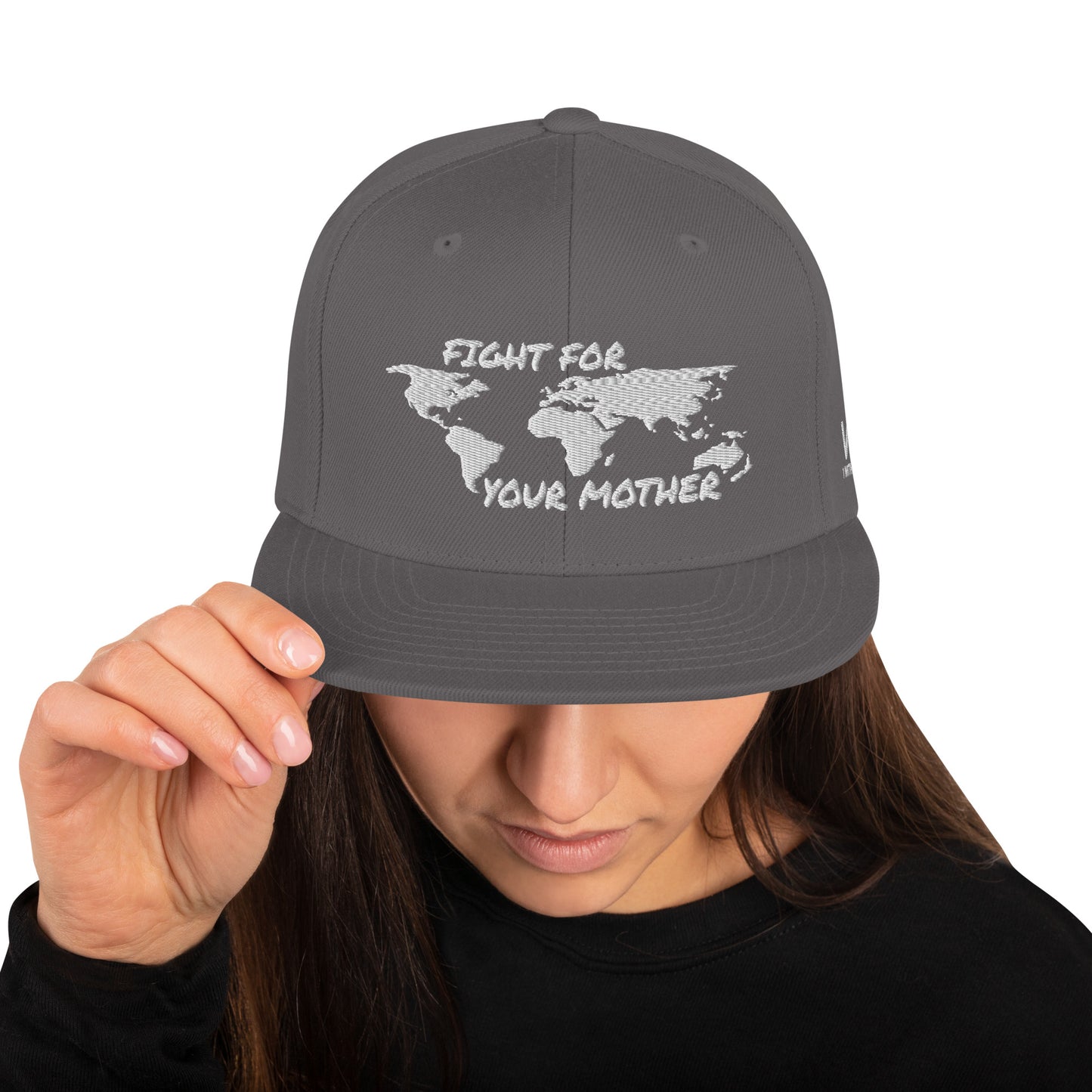 FOREST SOUL WISDOM - FIGHT FOR YOUR MOTHER - WHITE - SNAPBACK HAT