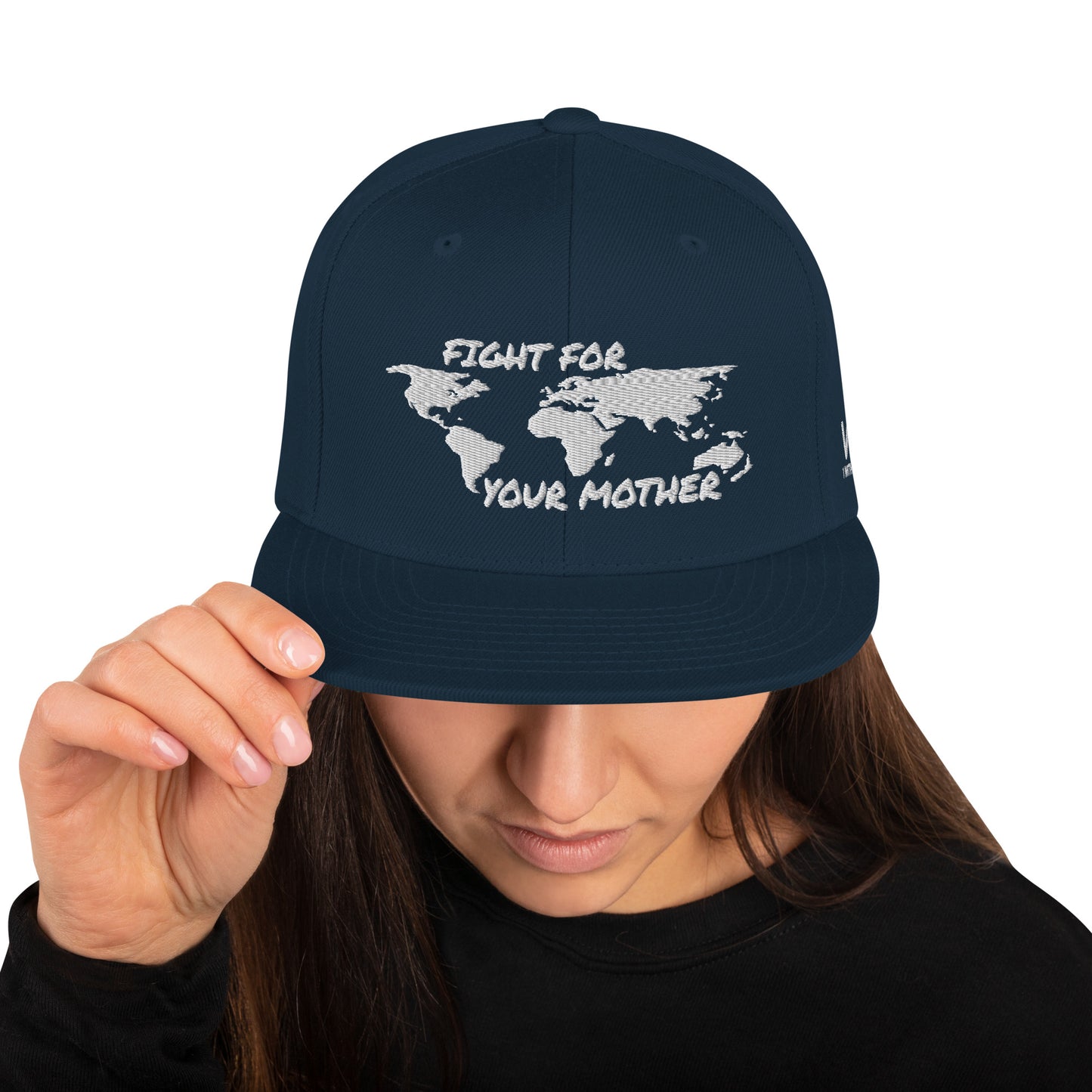 FOREST SOUL WISDOM - FIGHT FOR YOUR MOTHER - WHITE - SNAPBACK HAT