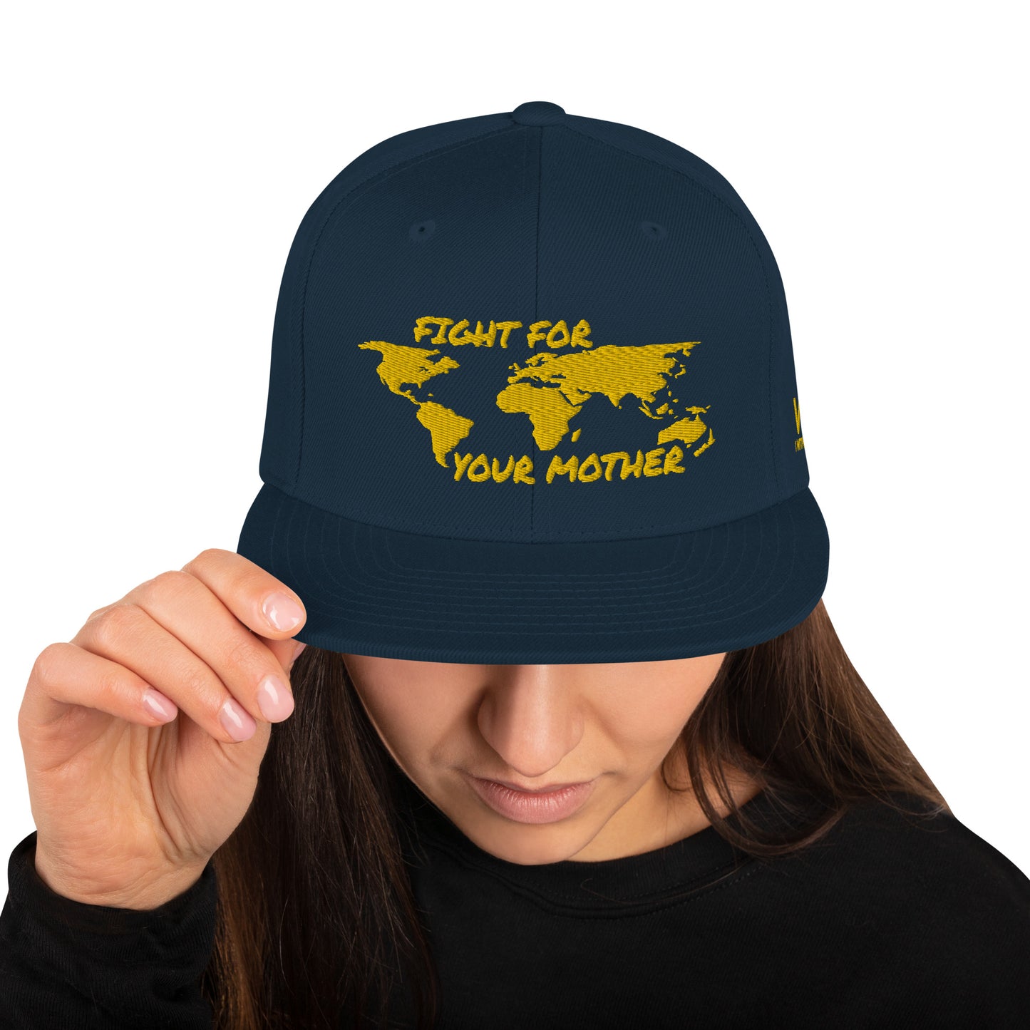 BEE SOUL WISDOM - FIGHT FOR YOUR MOTHER - YELLOW - SNAPBACK HAT