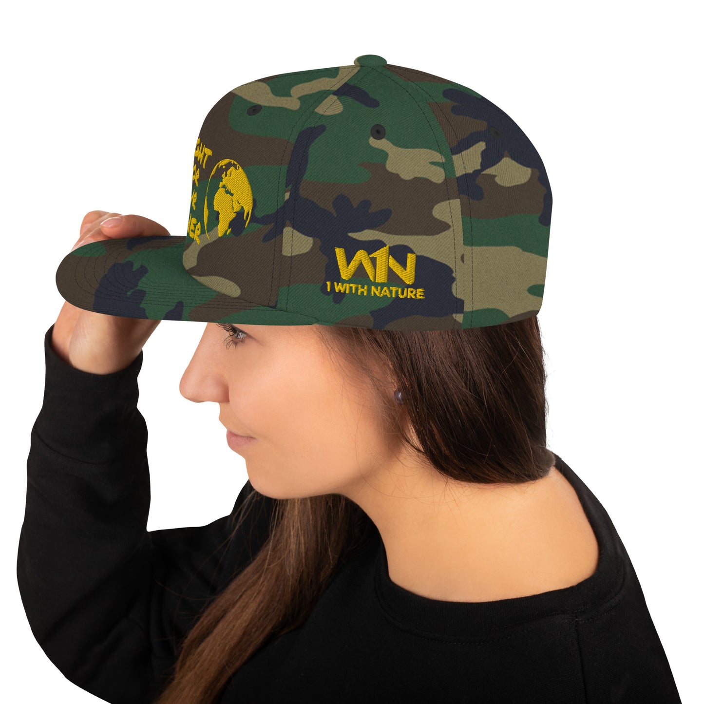 BEE HEART WISDOM - FIGHT FOR YOUR MOTHER - YELLOW - SNAPBACK HAT