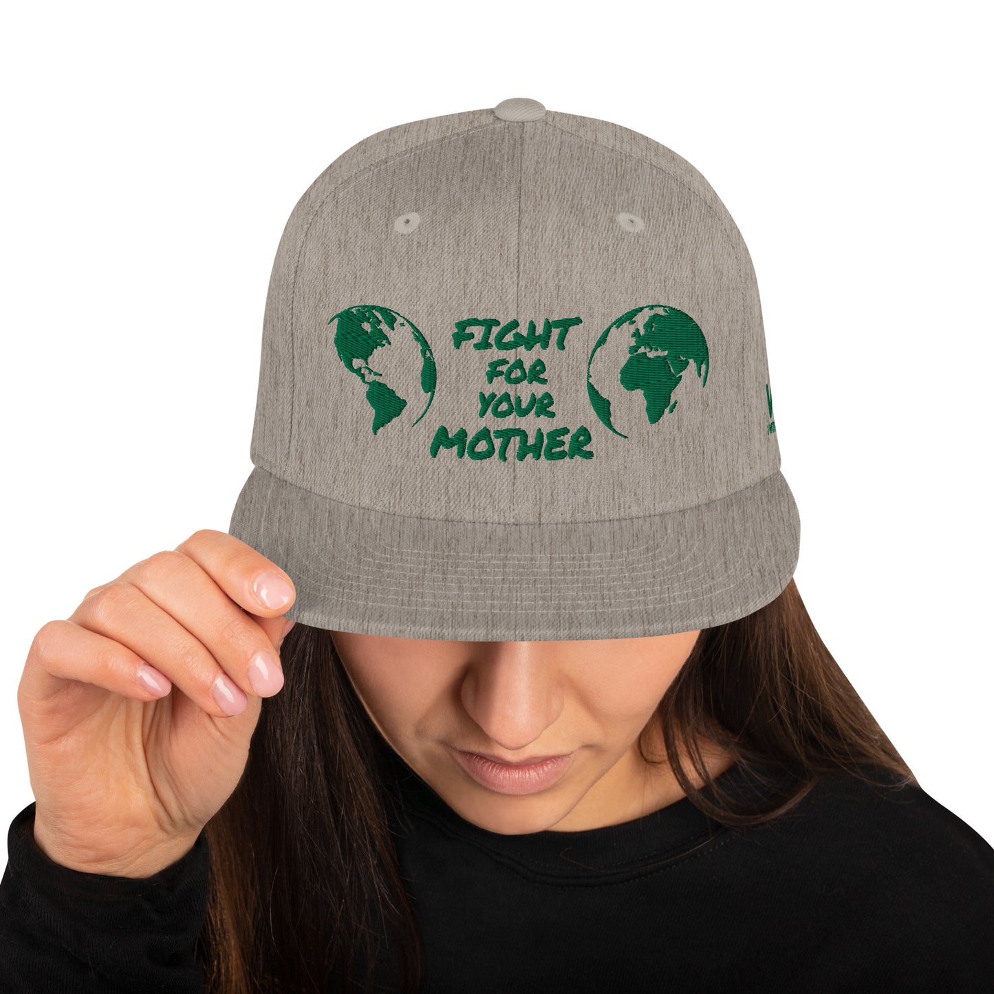 FOREST HEART WISDOM - FIGHT FOR YOUR MOTHER - GREEN - SNAPBACK HAT