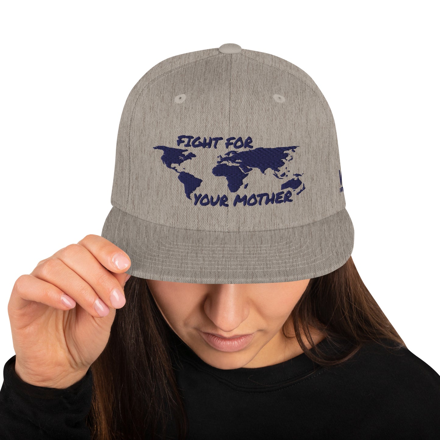 OCEAN SOUL WISDOM - FIGHT FOR YOUR MOTHER - BLUE - SNAPBACK HAT