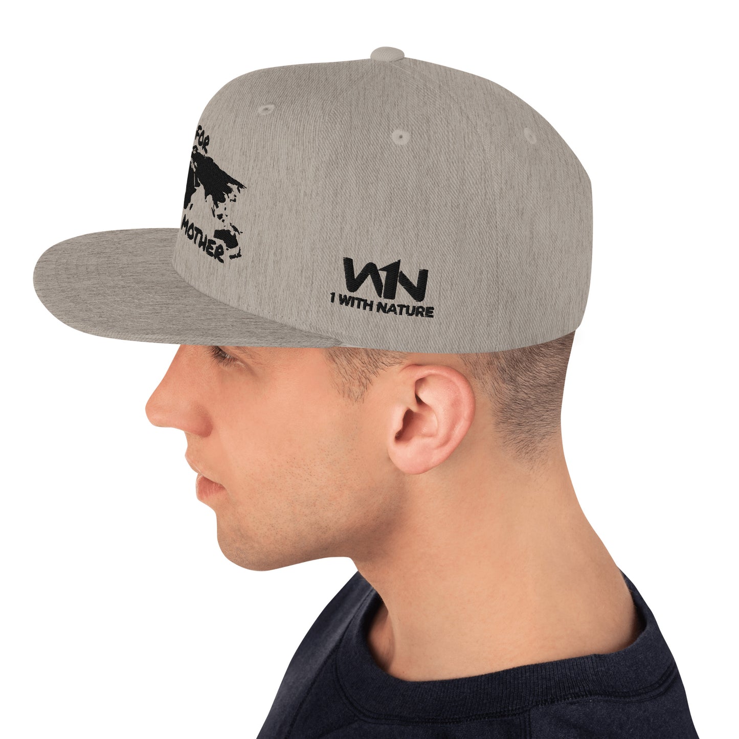 BEE SOUL WISDOM - FIGHT FOR YOUR MOTHER - BLACK - SNAPBACK HAT