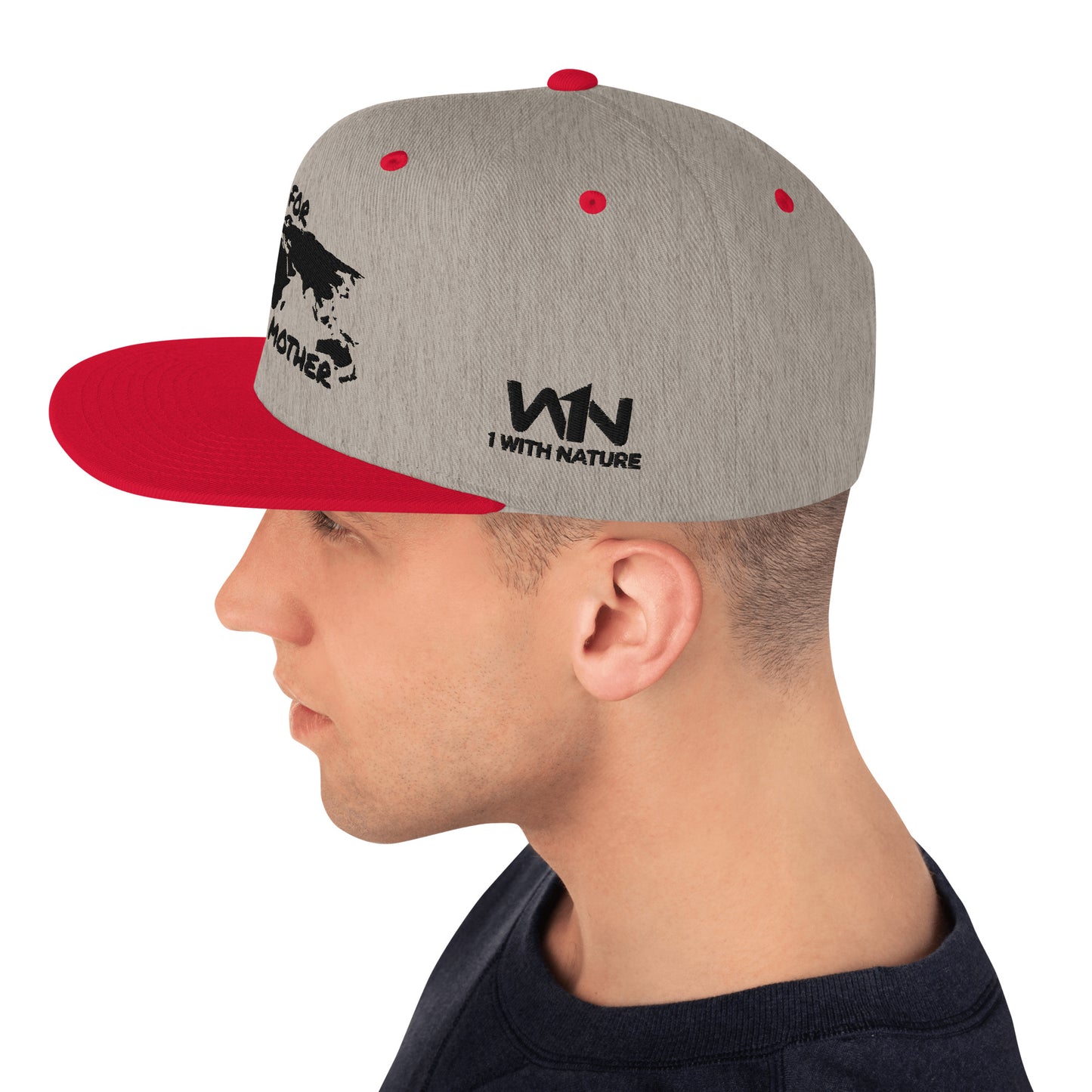 BEE SOUL WISDOM - FIGHT FOR YOUR MOTHER - BLACK - SNAPBACK HAT