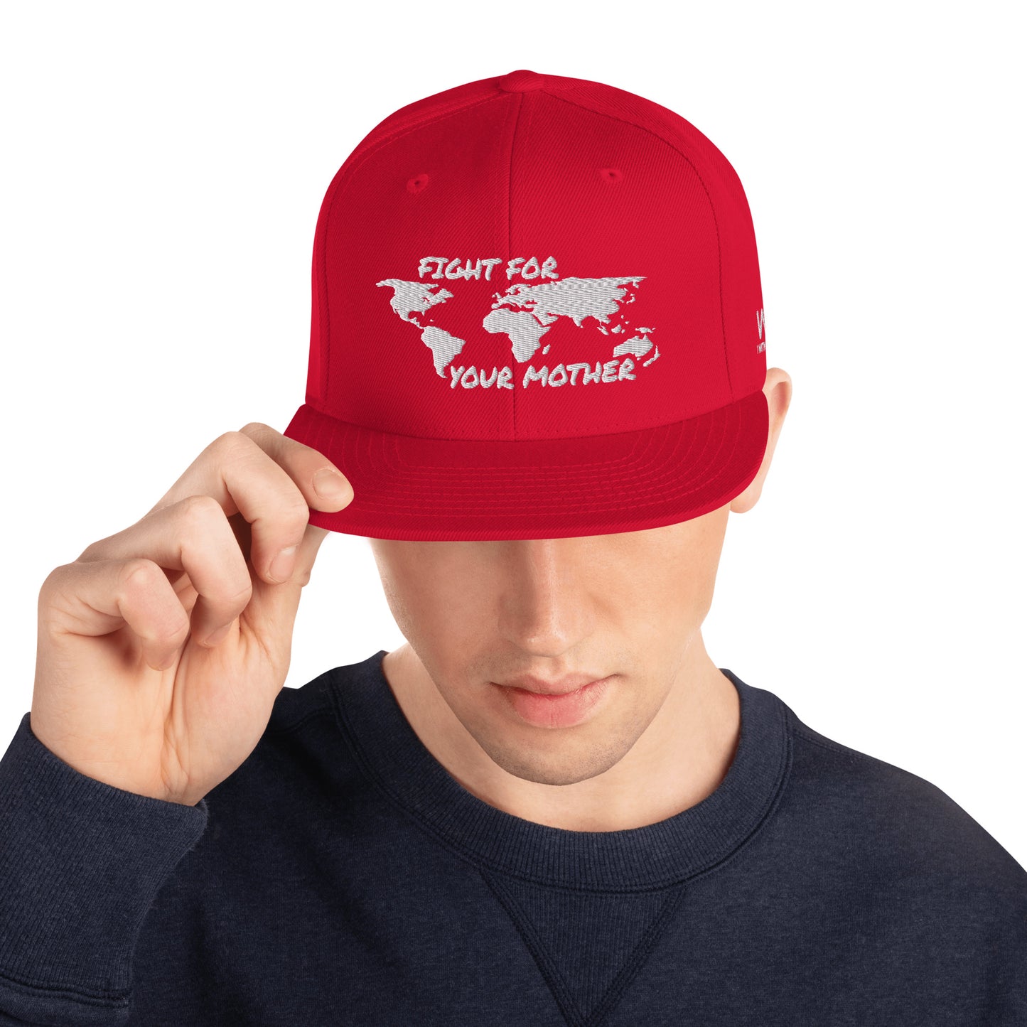 FOREST SOUL WISDOM - FIGHT FOR YOUR MOTHER - WHITE - SNAPBACK HAT