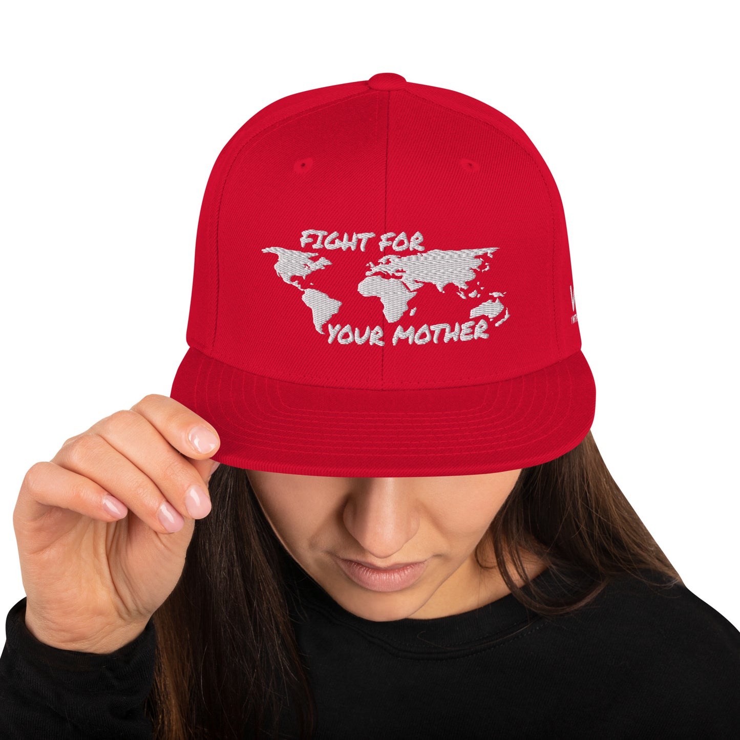 FOREST SOUL WISDOM - FIGHT FOR YOUR MOTHER - WHITE - SNAPBACK HAT