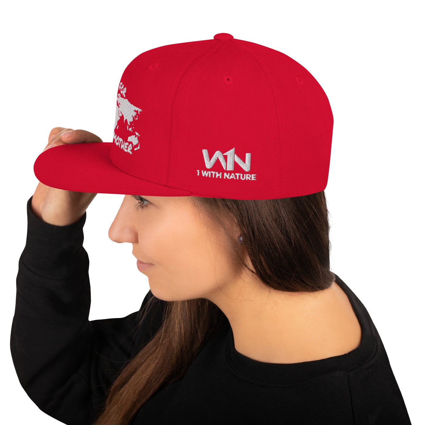 FOREST SOUL WISDOM - FIGHT FOR YOUR MOTHER - WHITE - SNAPBACK HAT