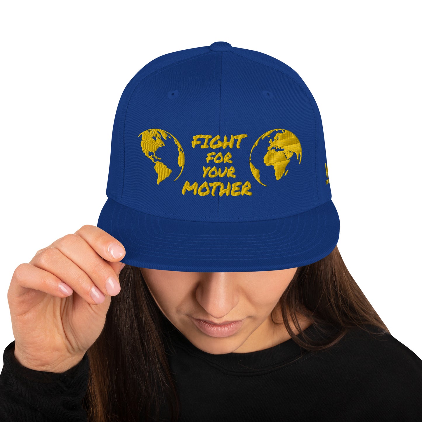 BEE HEART WISDOM - FIGHT FOR YOUR MOTHER - YELLOW - SNAPBACK HAT