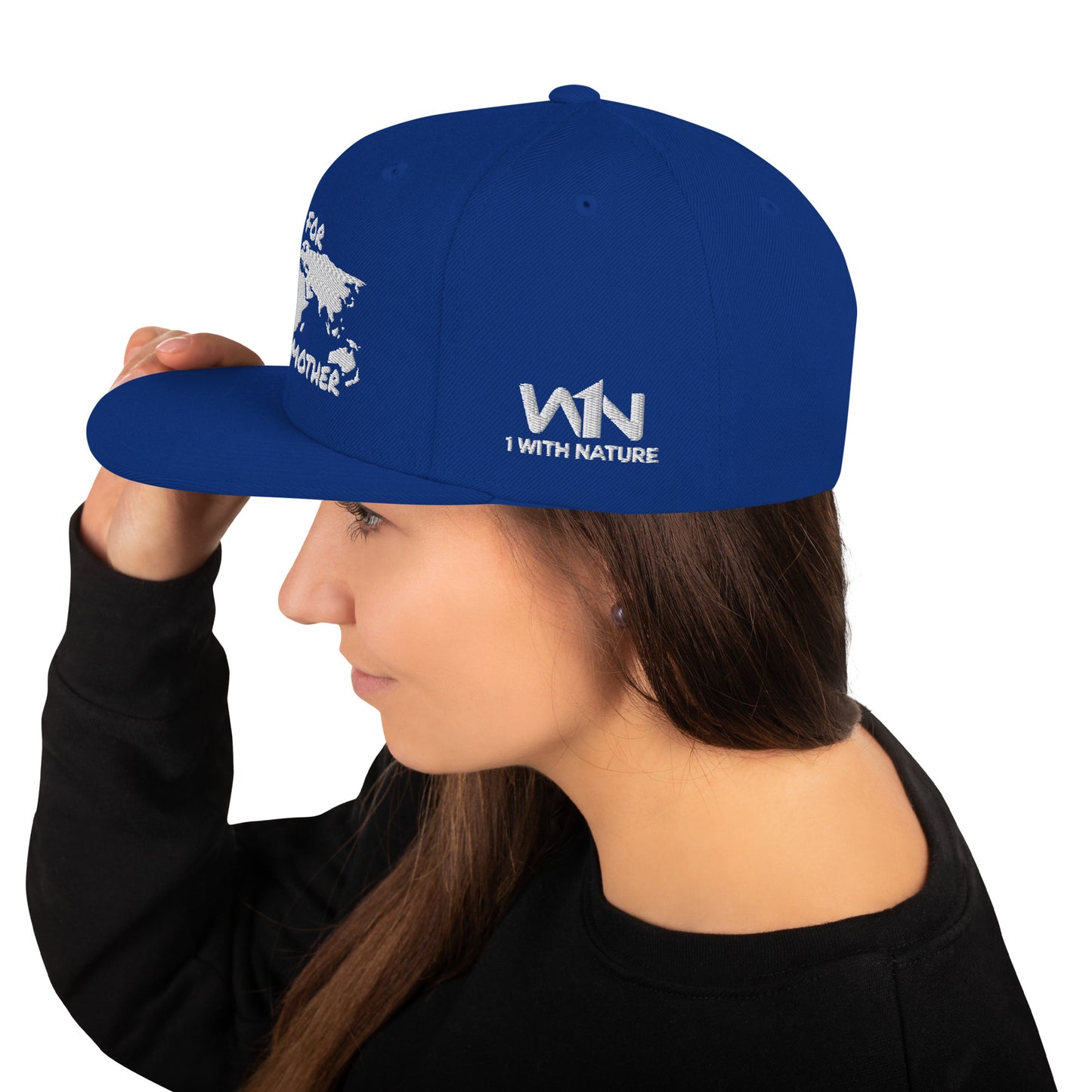 FOREST SOUL WISDOM - FIGHT FOR YOUR MOTHER - WHITE - SNAPBACK HAT