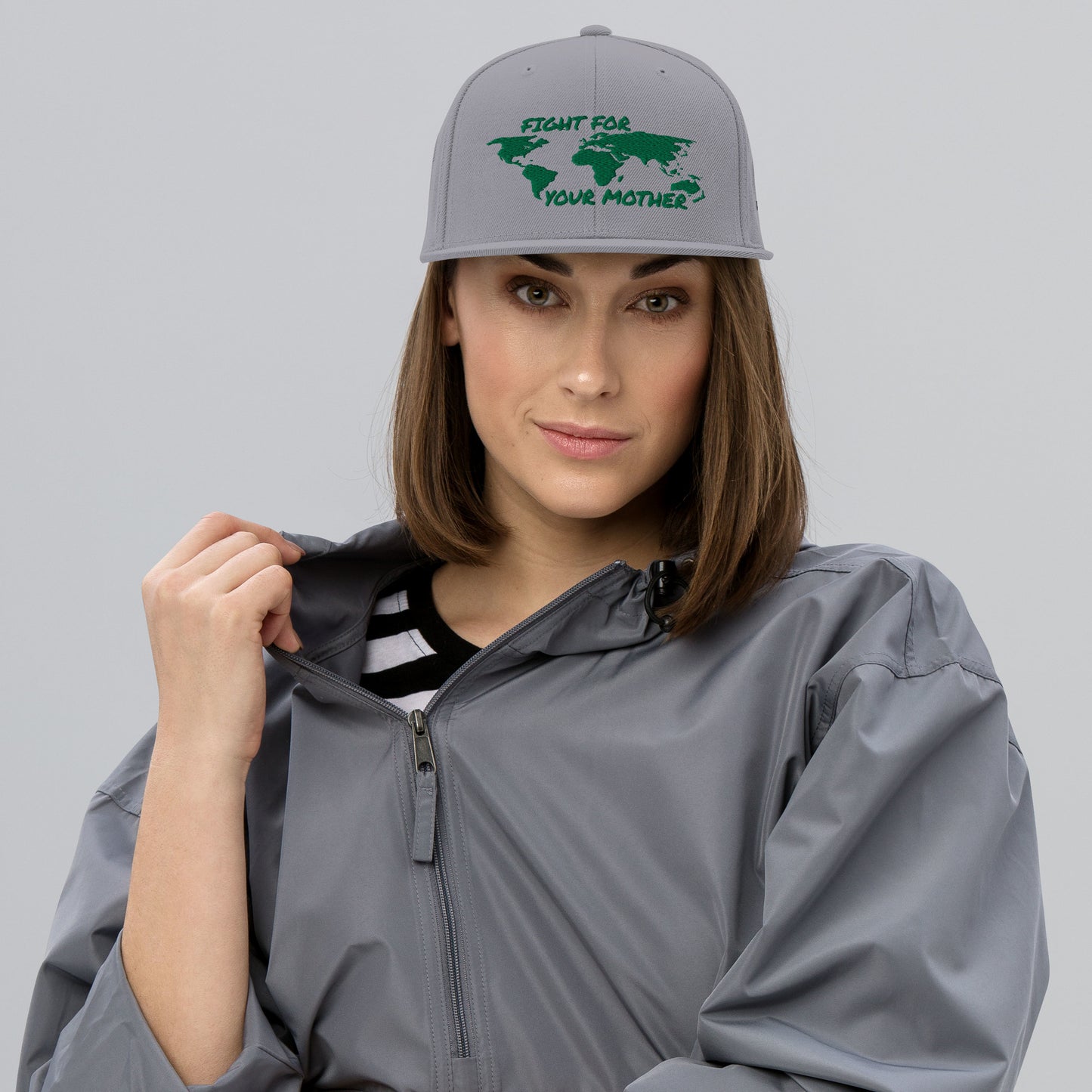 FOREST SOUL WISDOM - FIGHT FOR YOUR MOTHER - GREEN - SNAPBACK HAT