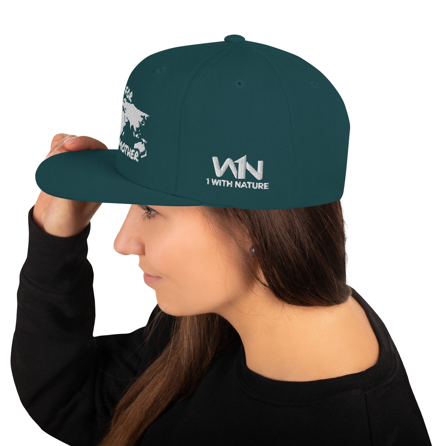 FOREST SOUL WISDOM - FIGHT FOR YOUR MOTHER - WHITE - SNAPBACK HAT